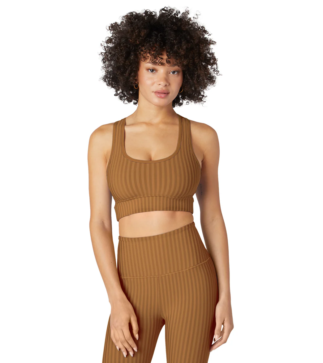 Beyond Yoga Work It Over Long Line Bra