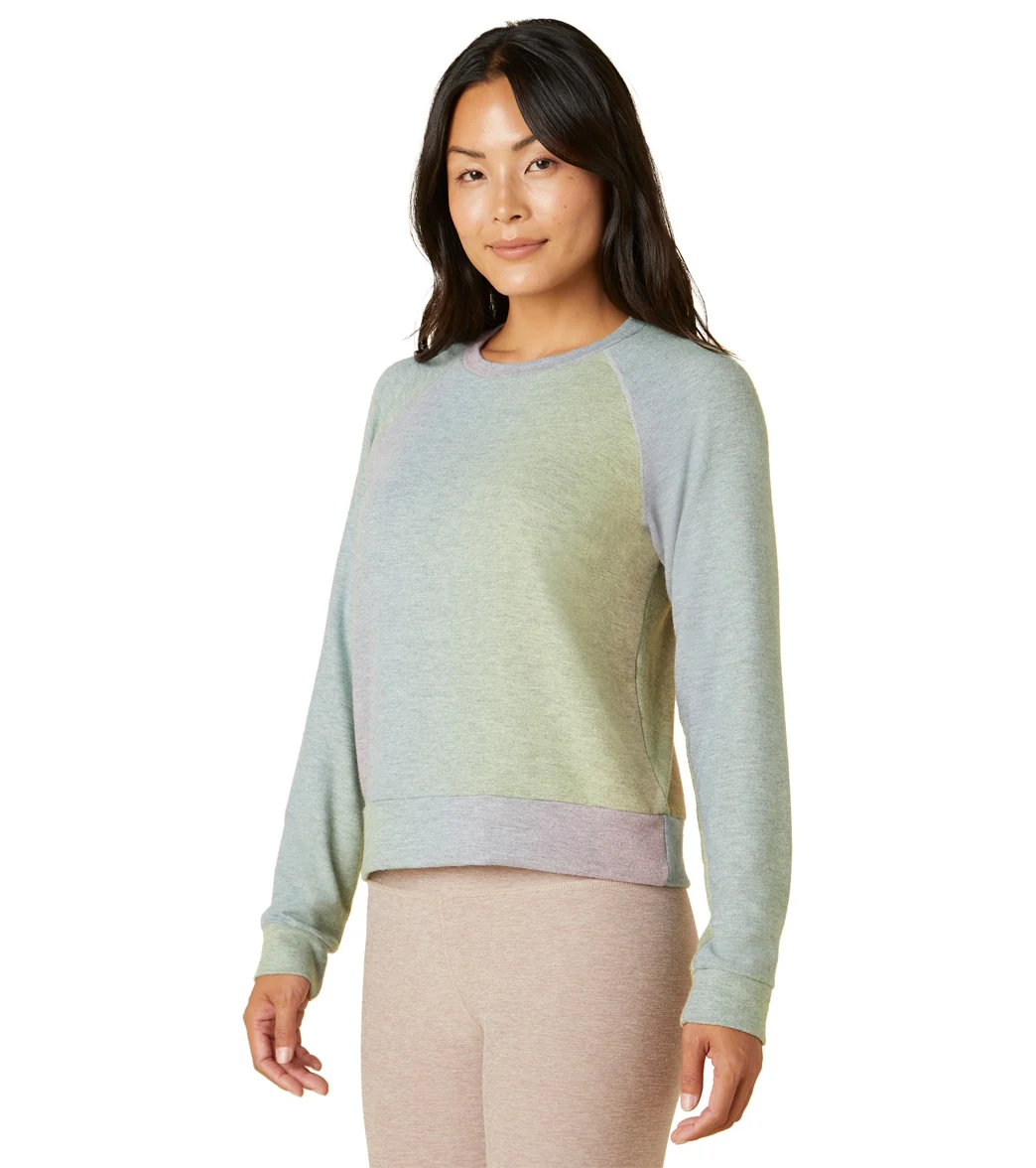 Beyond Yoga Hacci Favorite Raglan Crew Yoga Pullover