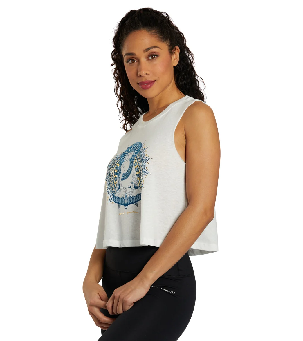 Spiritual Gangster Buddha Crop Tank