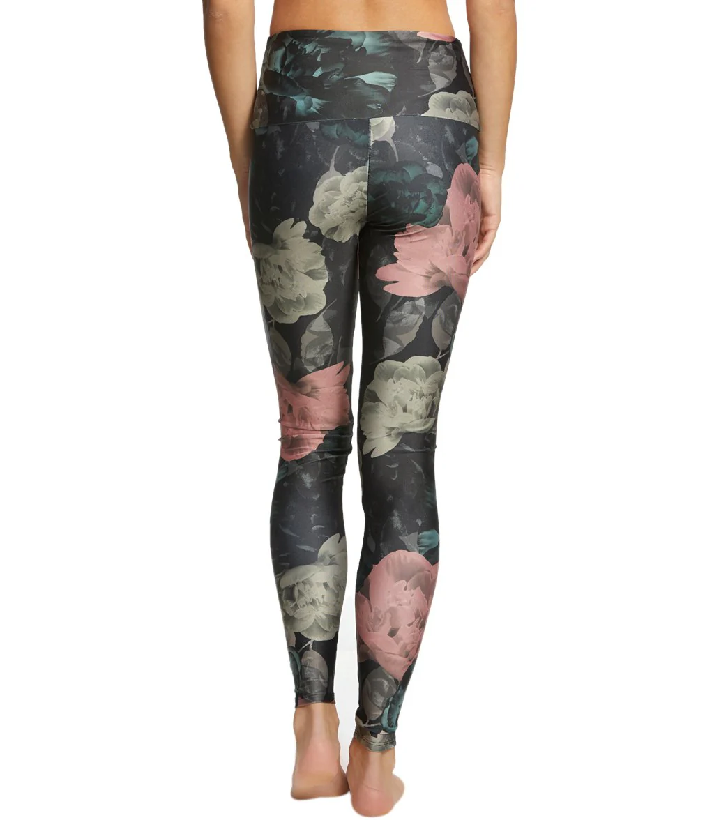 Onzie High Waisted Yoga Leggings Alpine Floral