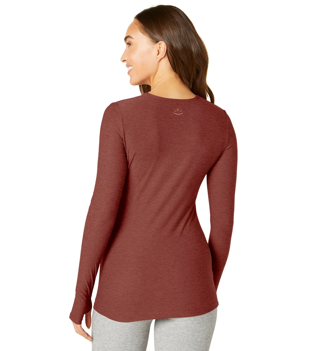 Beyond Yoga Featherweight Spacedye Classic Crew Pullover