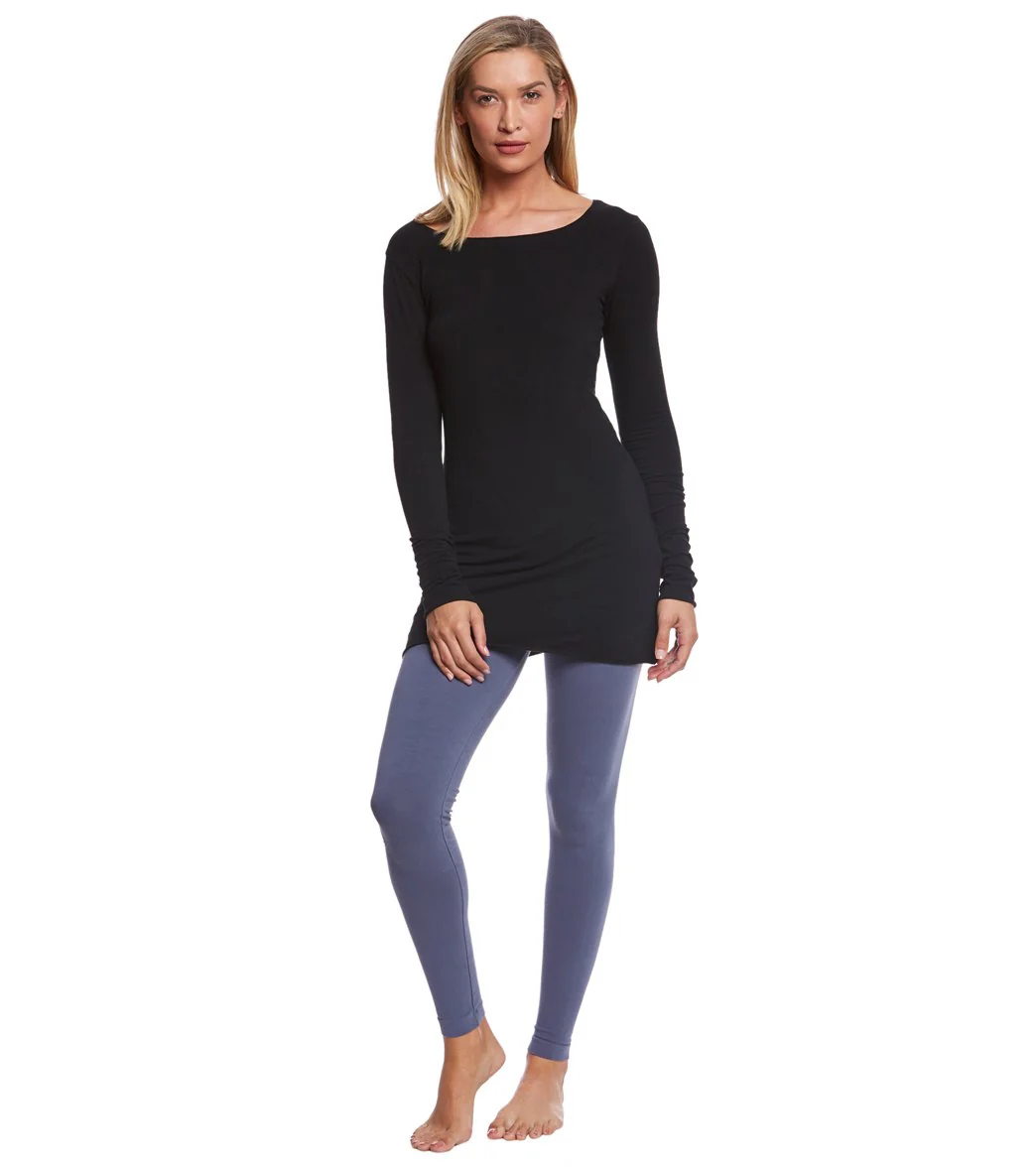 Hard Tail Long Sleeve Skinny Yoga Tee