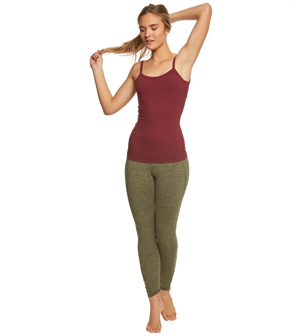 Hard Tail Scoop Back Yoga Tank Top with Bra