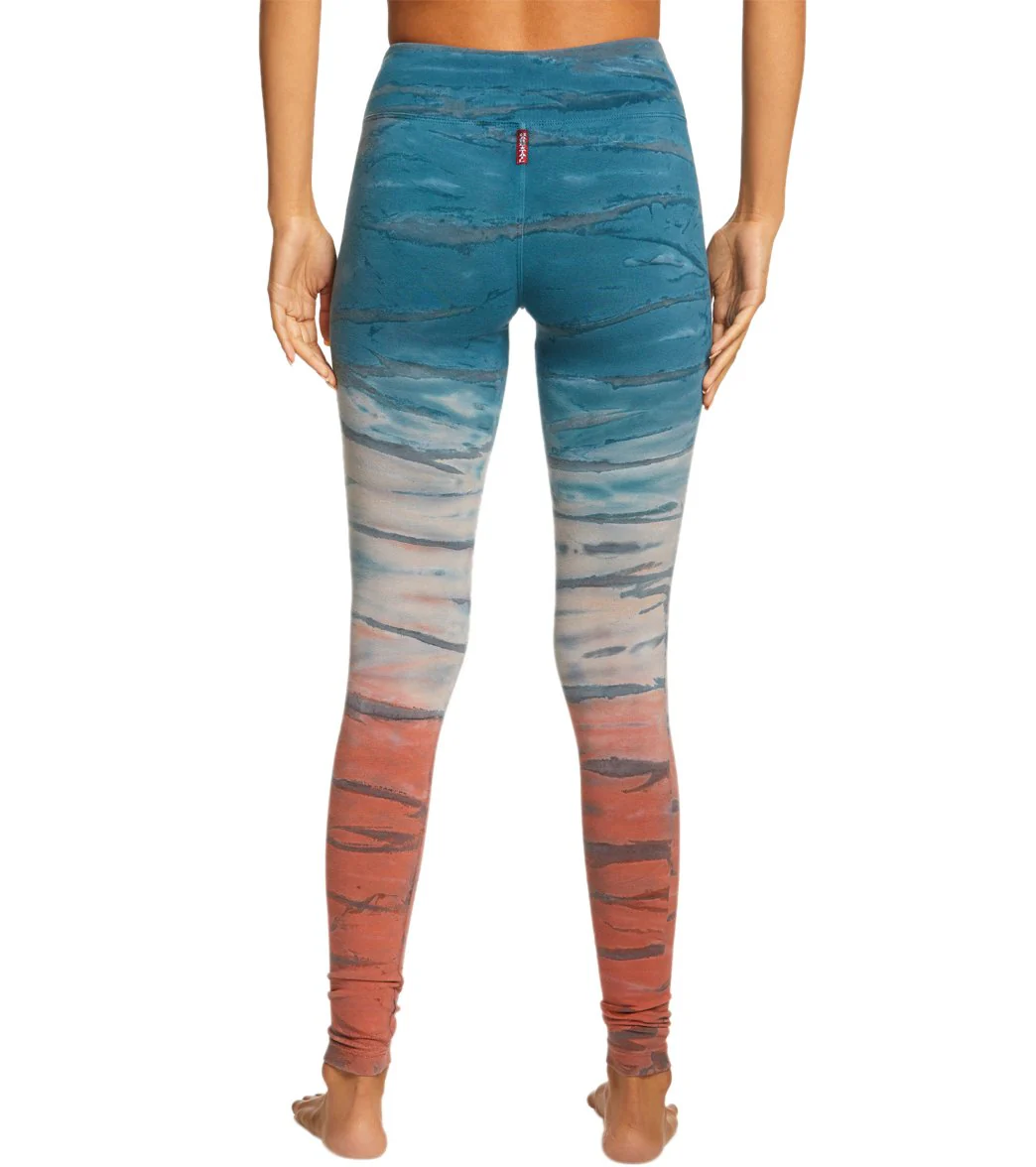 Hard Tail Flat Waist Cotton Ankle Yoga Leggings