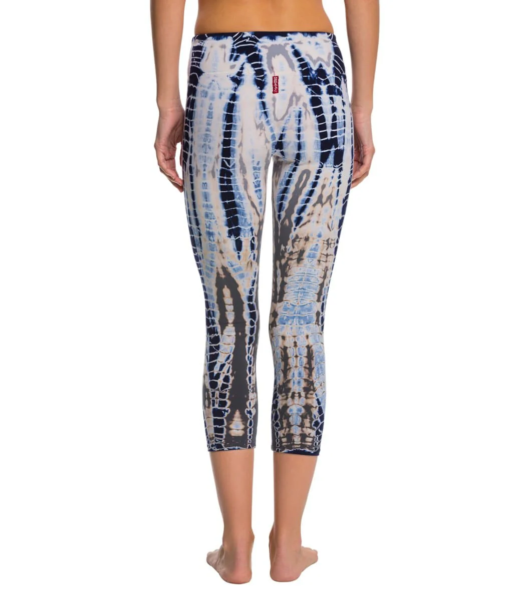 Hard Tail Flat Waisted Cotton Yoga Capris