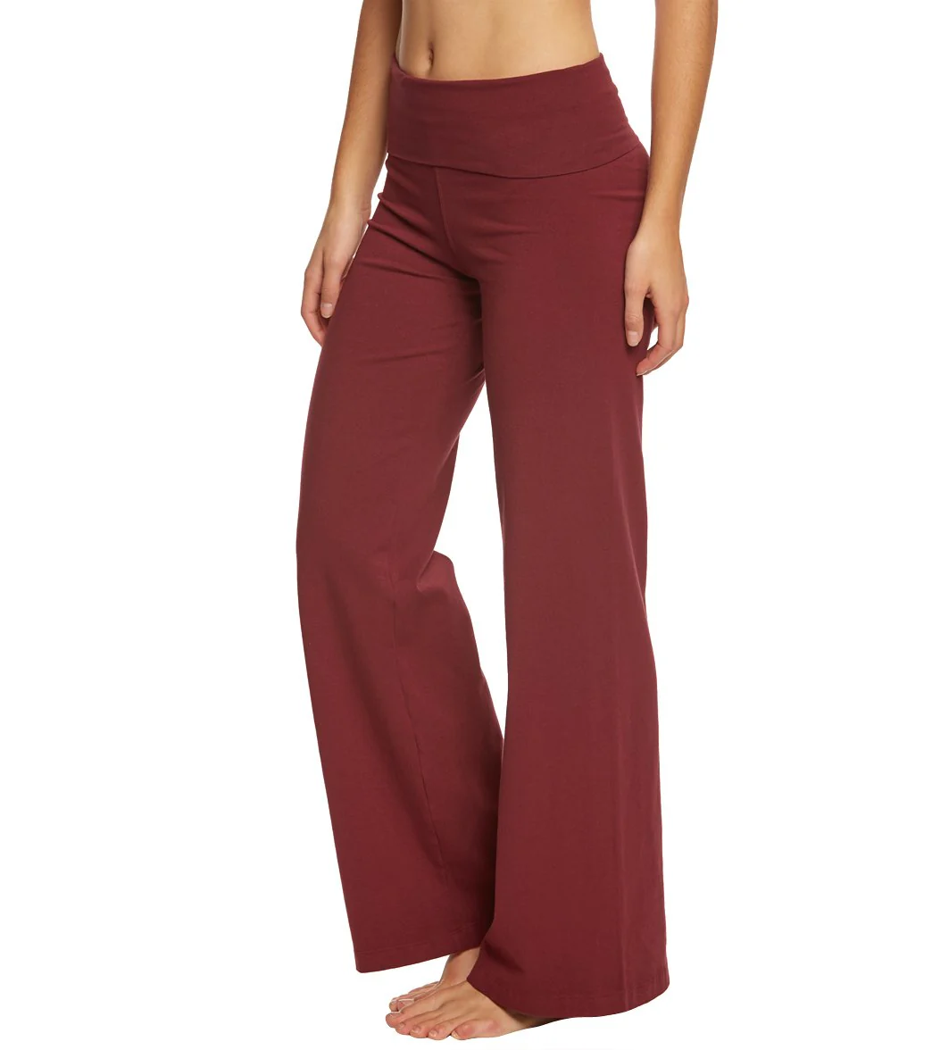 Hard Tail Contour Rolldown Wide Leg Yoga Pants