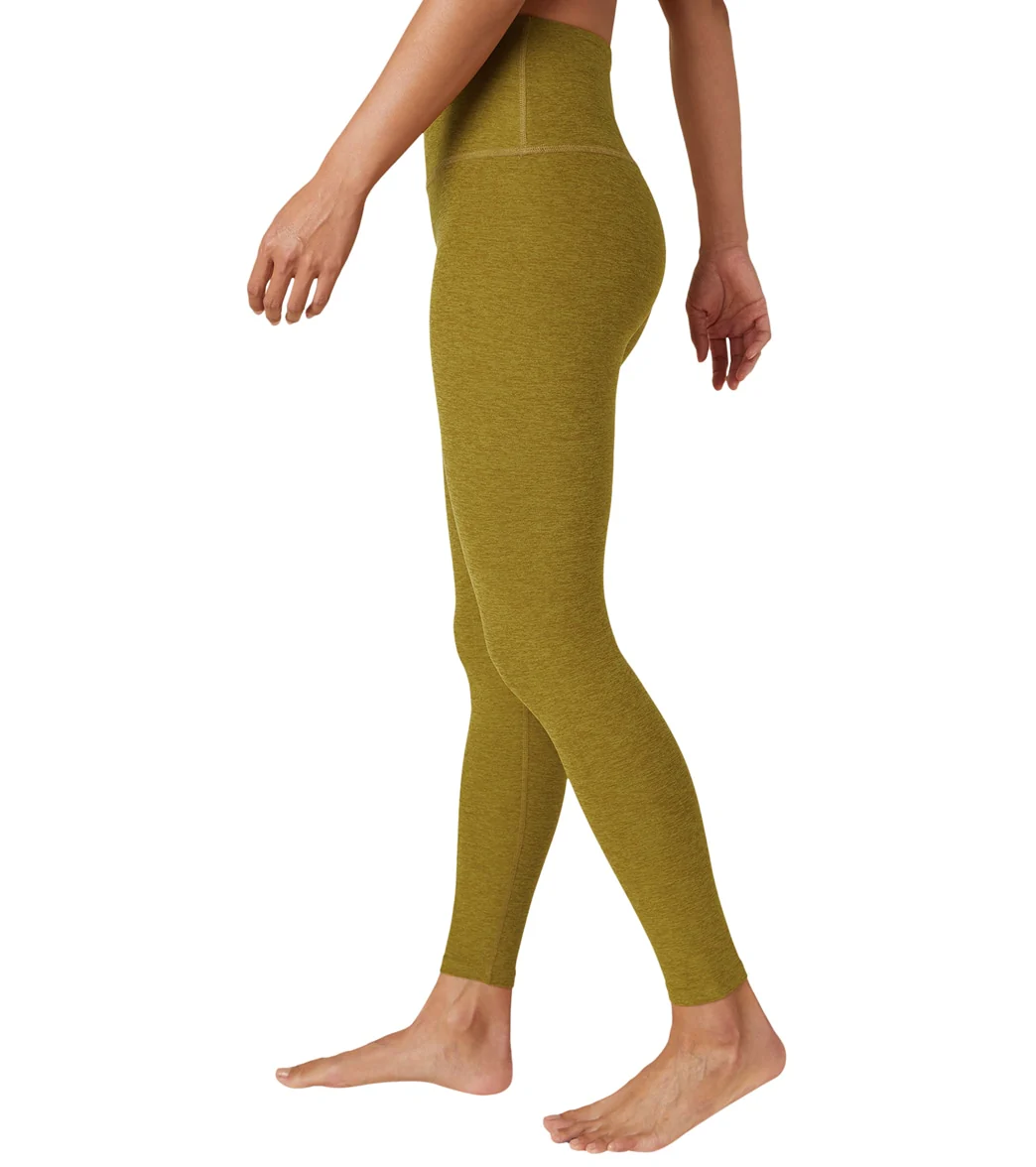 Beyond Yoga Spacedye High Waisted Caught In The Midi 7/8 Yoga Leggings Bronze-Gold