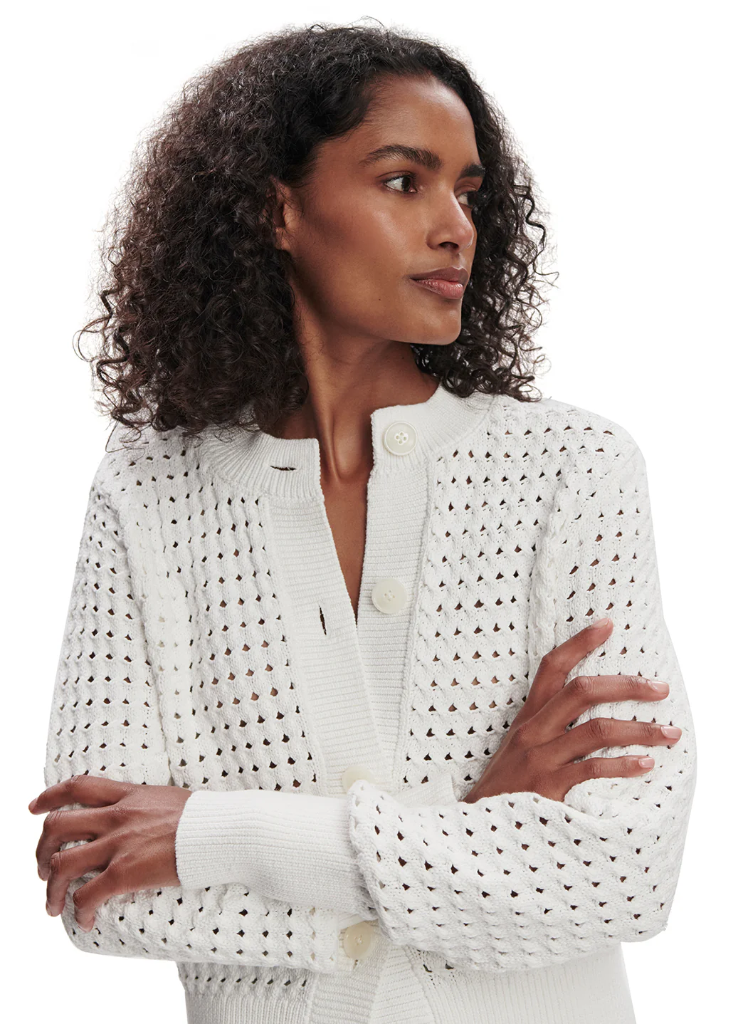 Varley Bettina Textured Knit Jacket