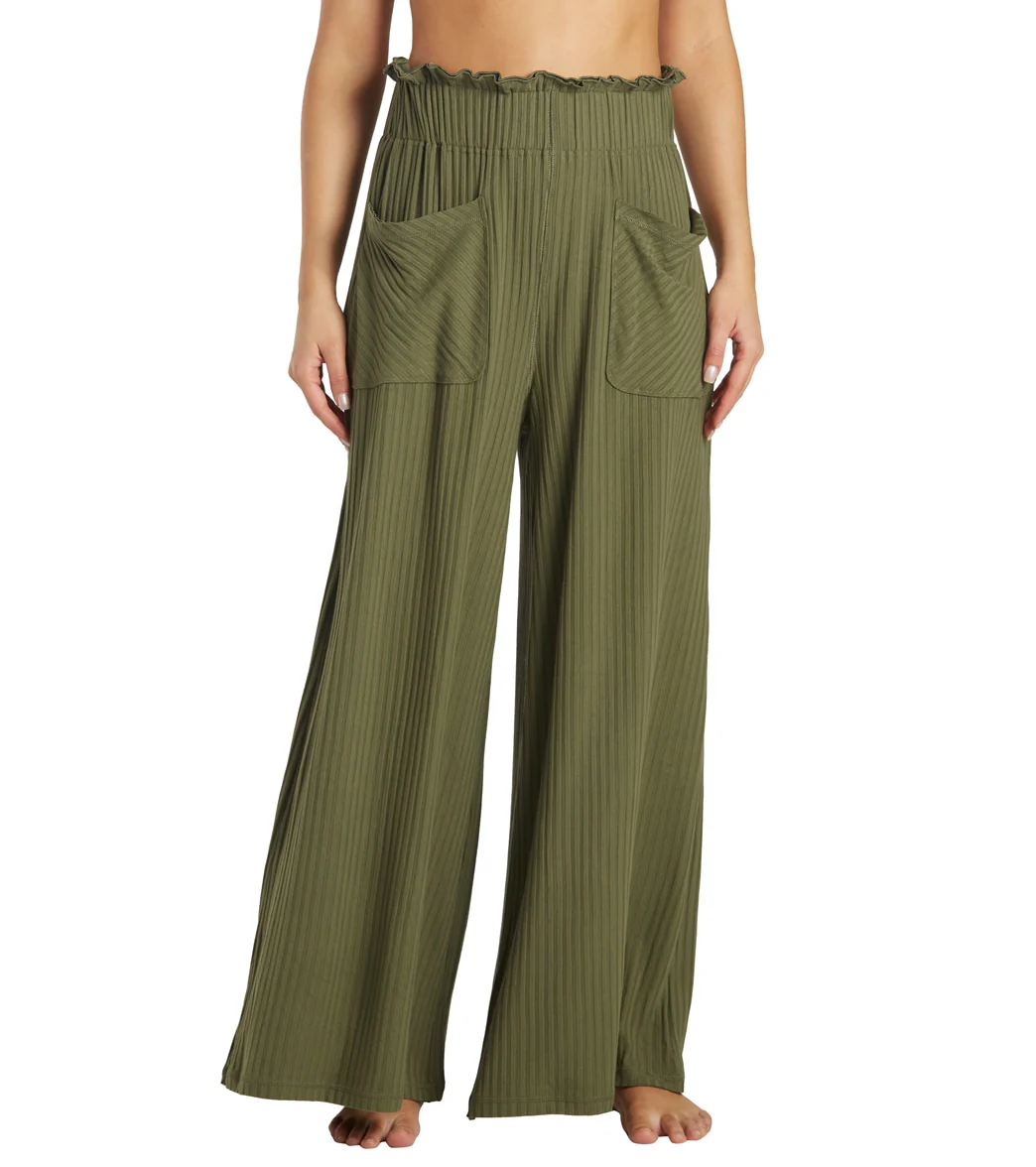 Free People Blissed Out Wide Leg Pants