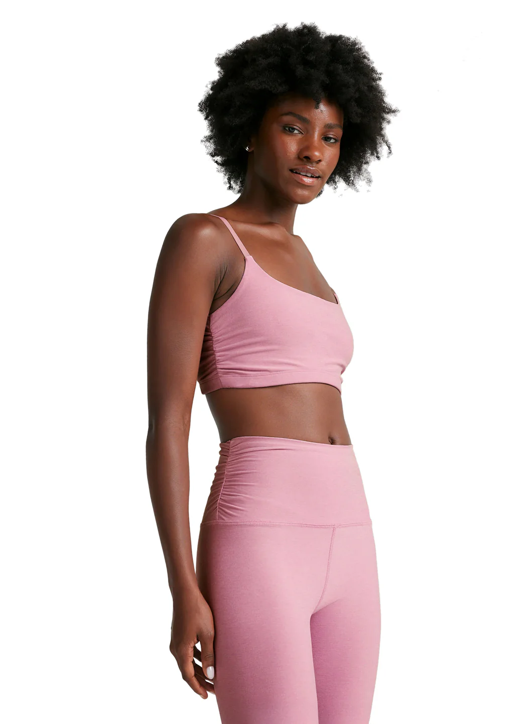 Beyond Yoga Spacedye Raise The Barre Shirred Bra