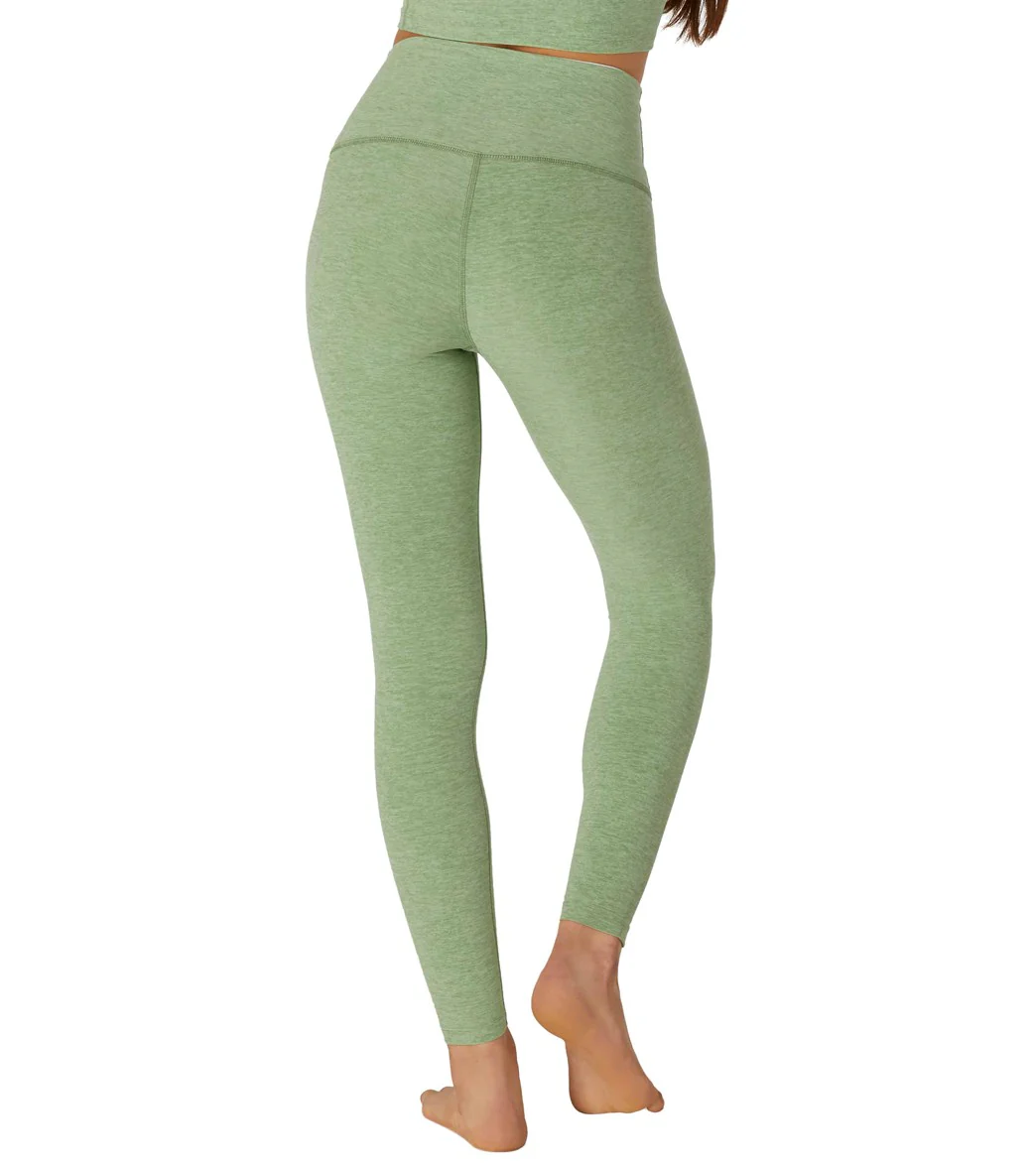 Beyond Yoga Spacedye High Waisted Caught In The Midi 7/8 Yoga Leggings Pale Pine/Glade Green
