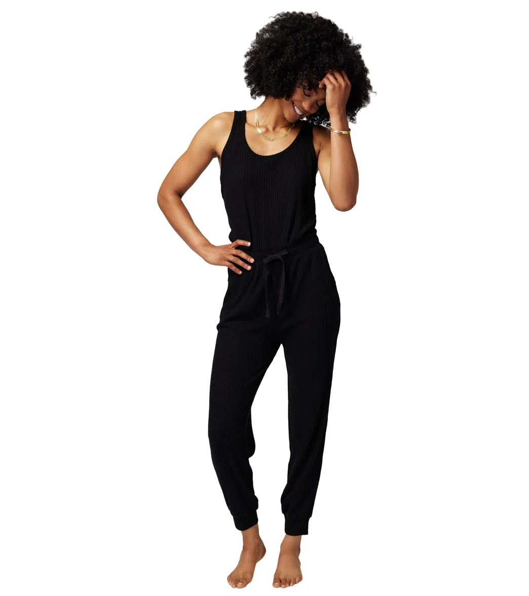 Spiritual Gangster Harmony Rib Jogger Jumpsuit