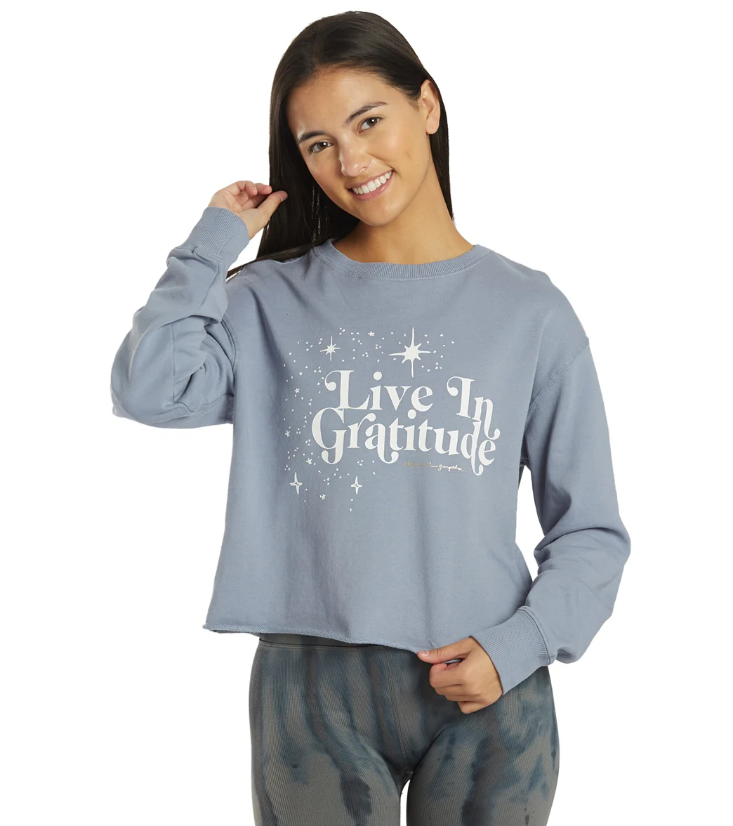 Spiritual Gangster Gratitude Mazzy Pullover Sweatert