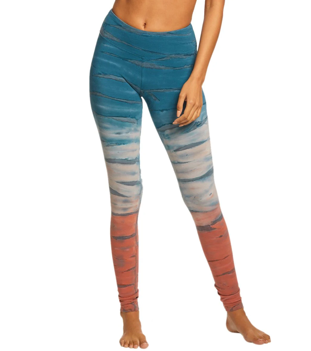 Hard Tail Flat Waist Cotton Ankle Yoga Leggings