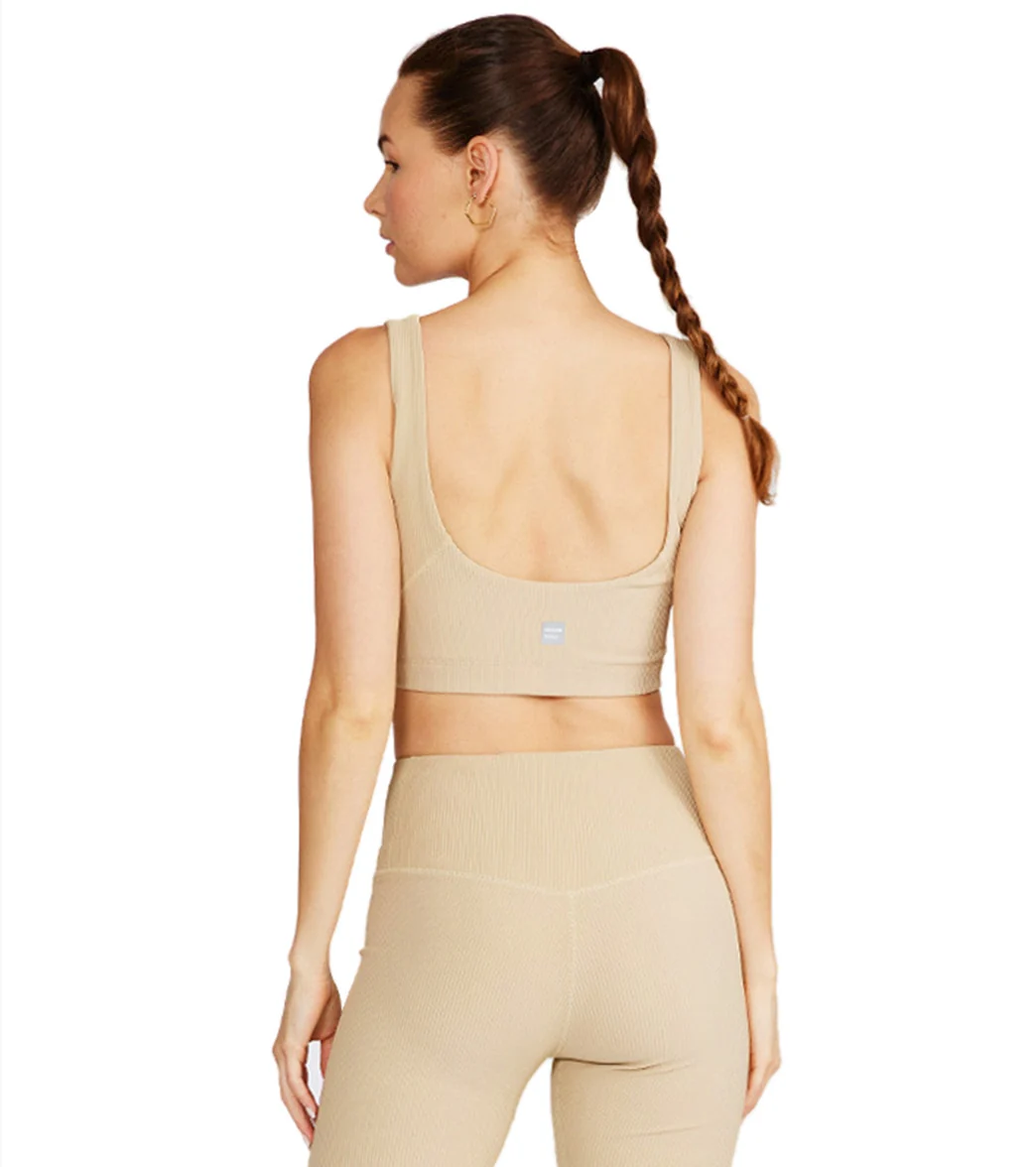 Cream Yoga Venesa Bustier Bra