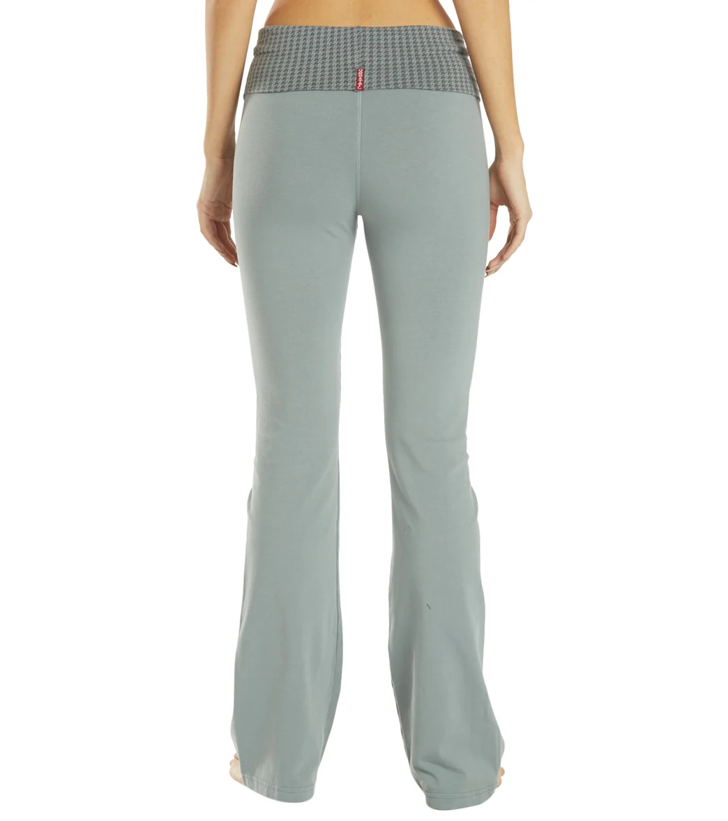 Hard Tail Contour Rolldown Bootleg Flare Pant