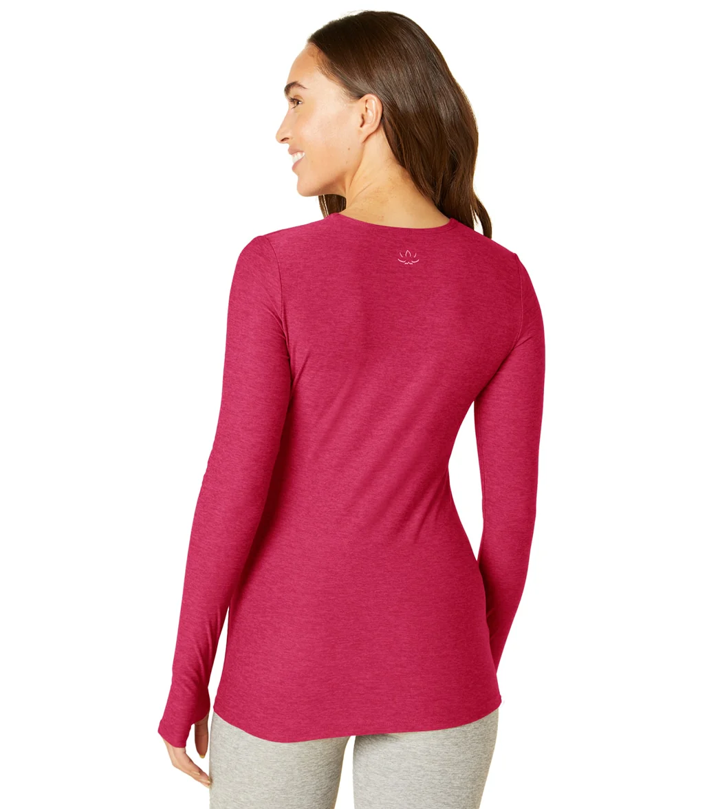 Beyond Yoga Featherweight Spacedye Classic Crew Pullover