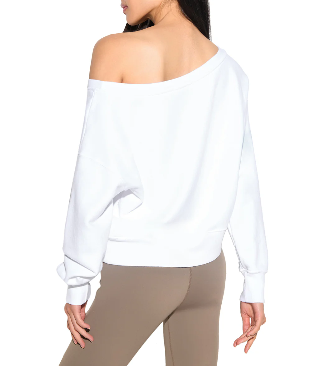 Spiritual Gangster La Vida Off Shoulder Long Sleeve