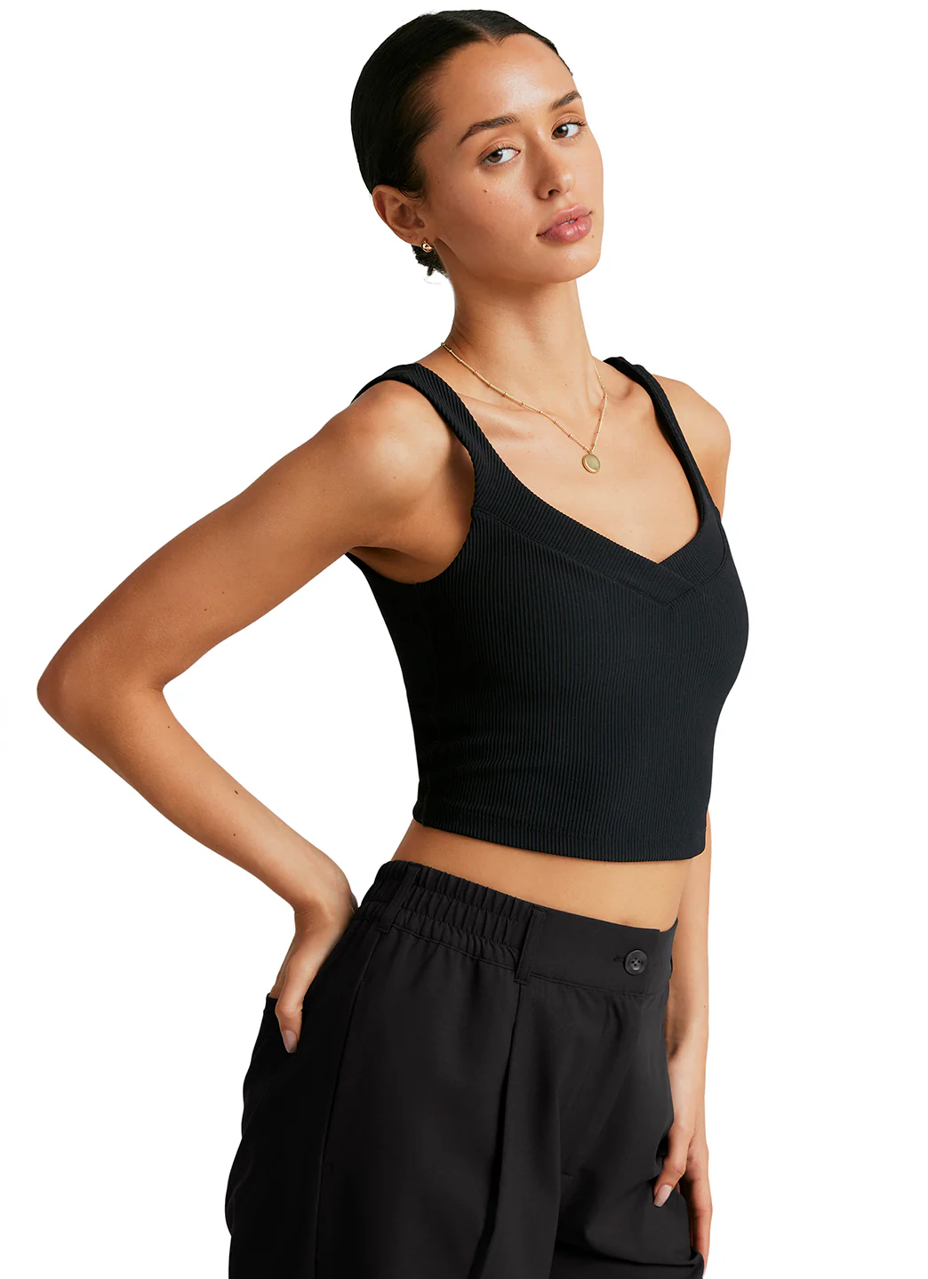 Beyond Yoga Impulse Ribbed Cropped Tank