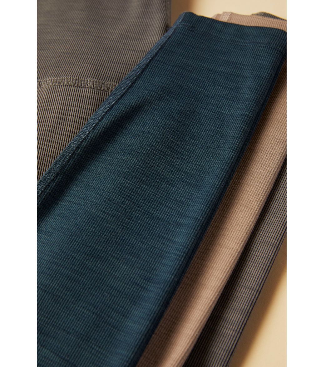 Beyond Yoga Heather Rib High Waisted 7/8 Yoga Leggings