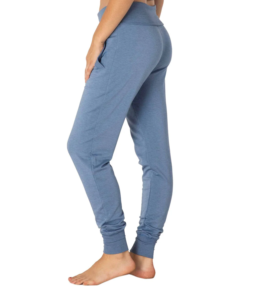 Beyond Yoga Cozy Fleece Foldover Long Sweatpant Joggers