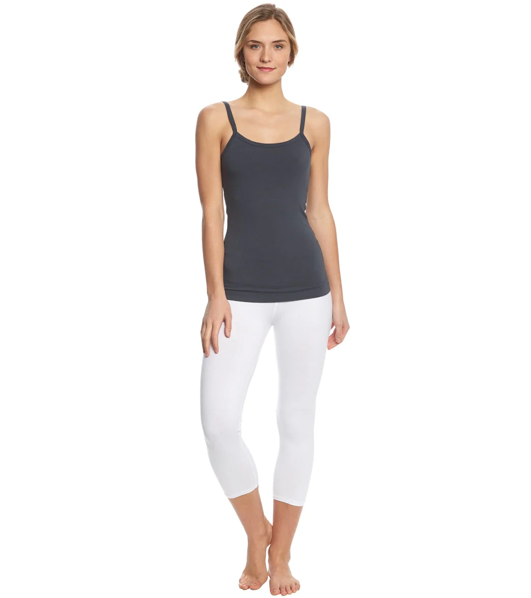 Hard Tail Scoop Back Yoga Tank Top with Bra