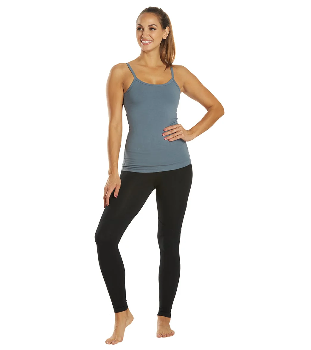 Hard Tail Scoop Back Yoga Tank Top with Bra