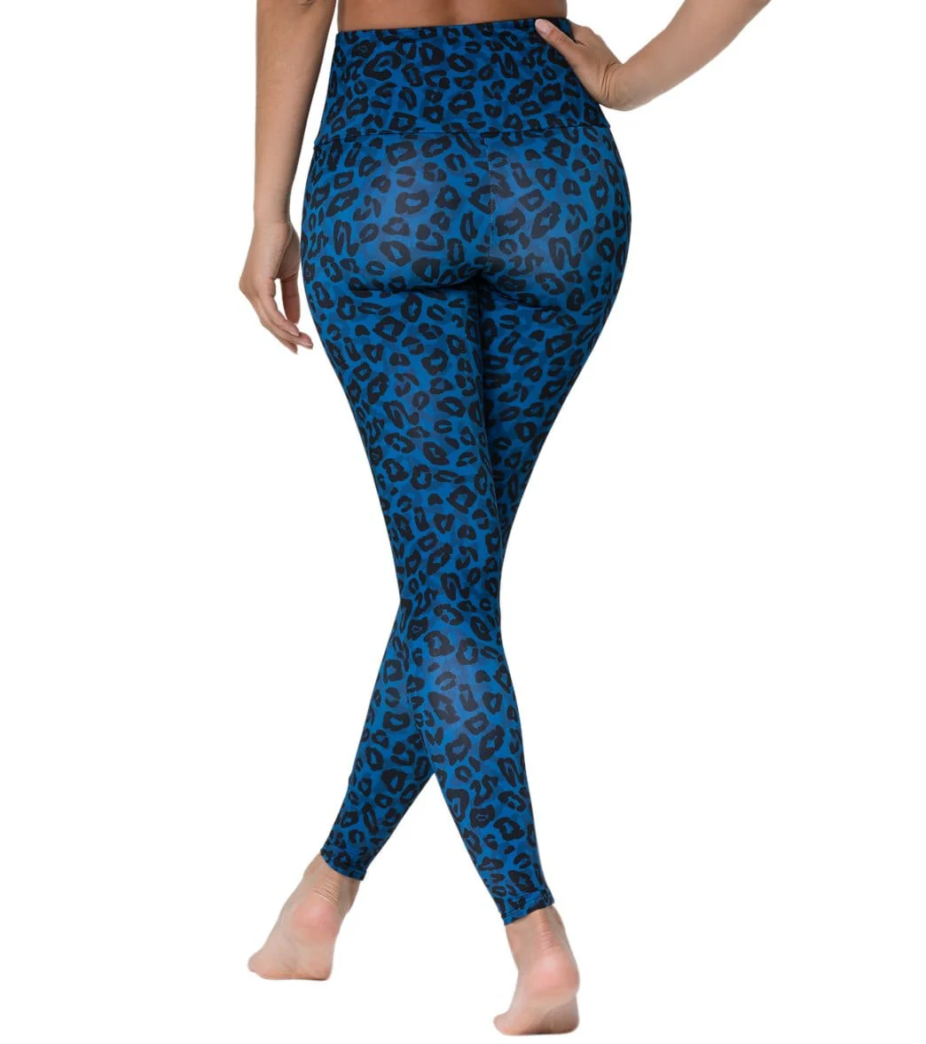 Onzie High Waisted Yoga Leggings Bolt