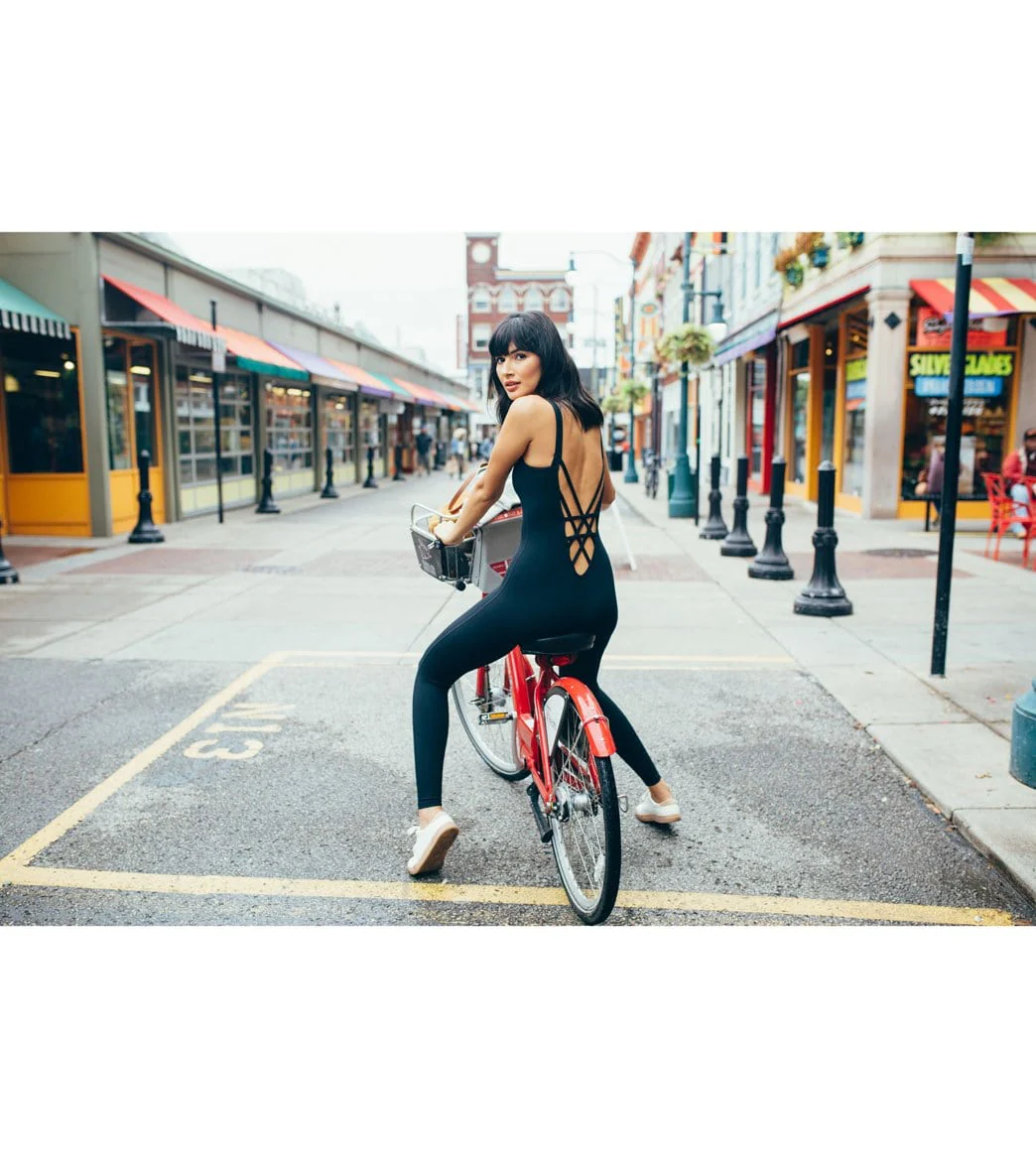 Everyday Yoga Strappy Back Long Leotard 28