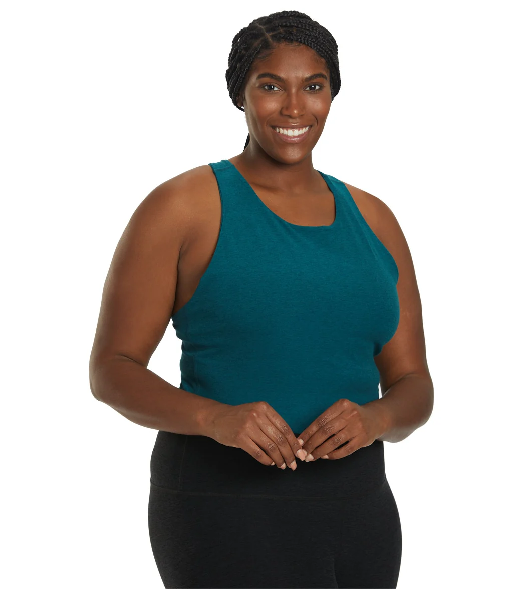 Beyond Yoga Plus Size Spacedye Focus Cropped Tank