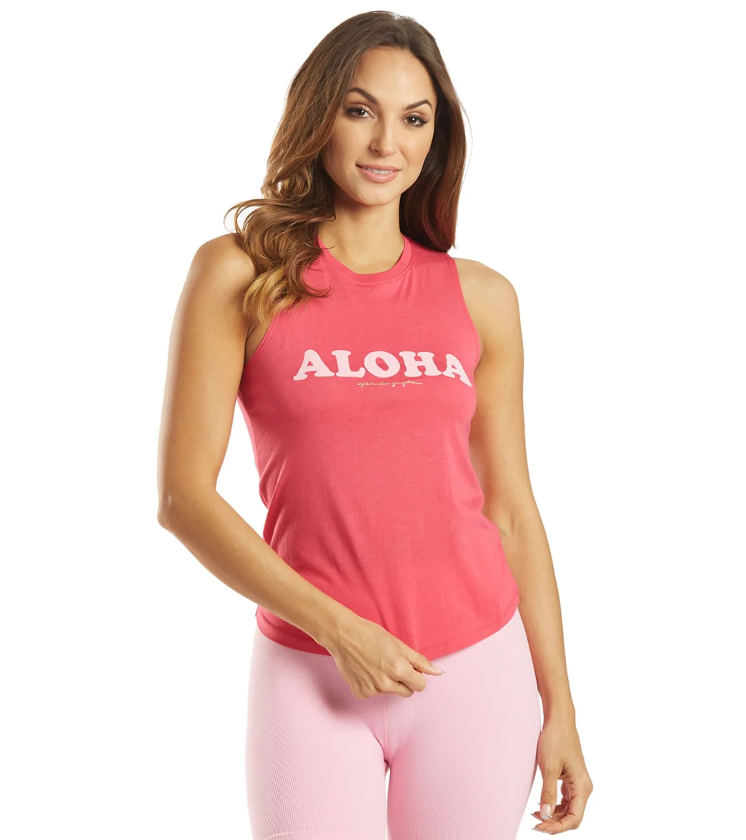 Spiritual Gangster Aloha Muscle Tank