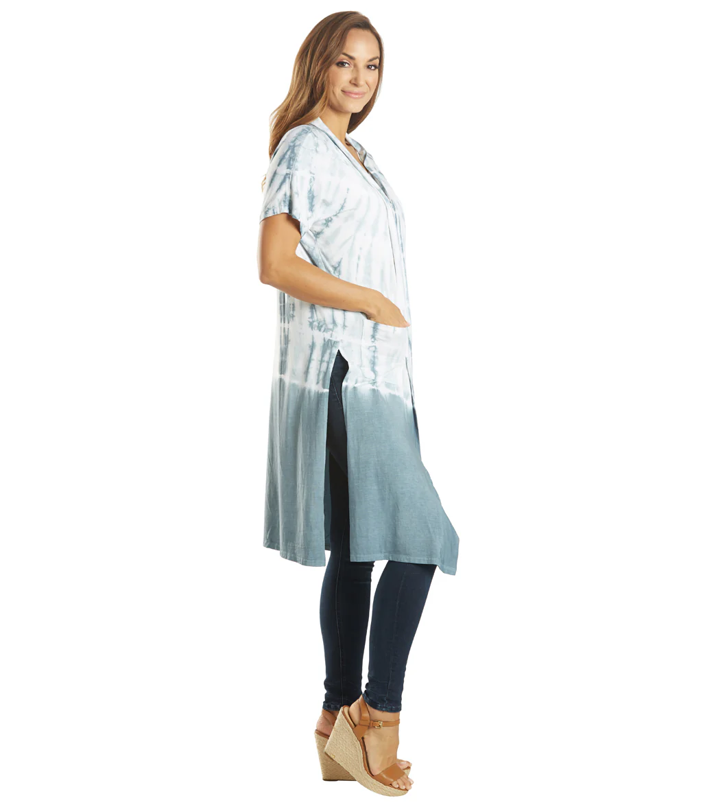 Yak & Yeti Kimono Wrap Tie Dye With Pockets