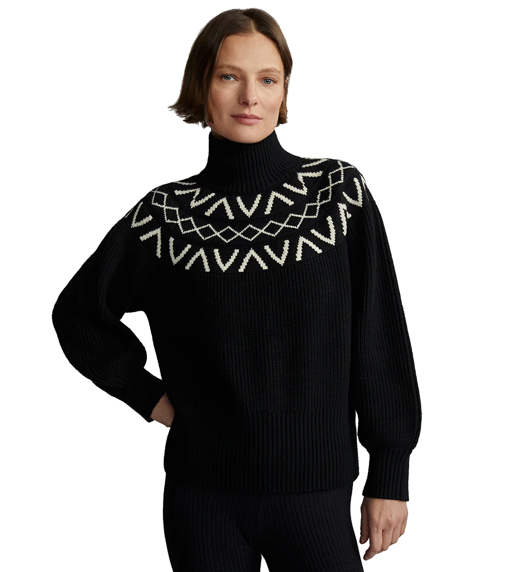 Varley Marcie Fairisle Yoke Knit