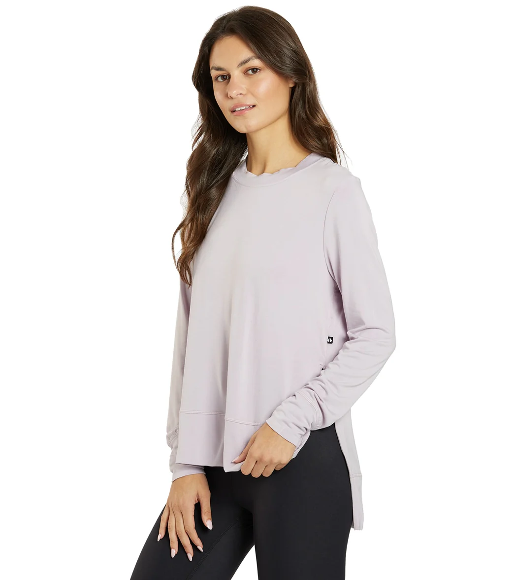 Thrive Societe Daily Side Slit Pullover