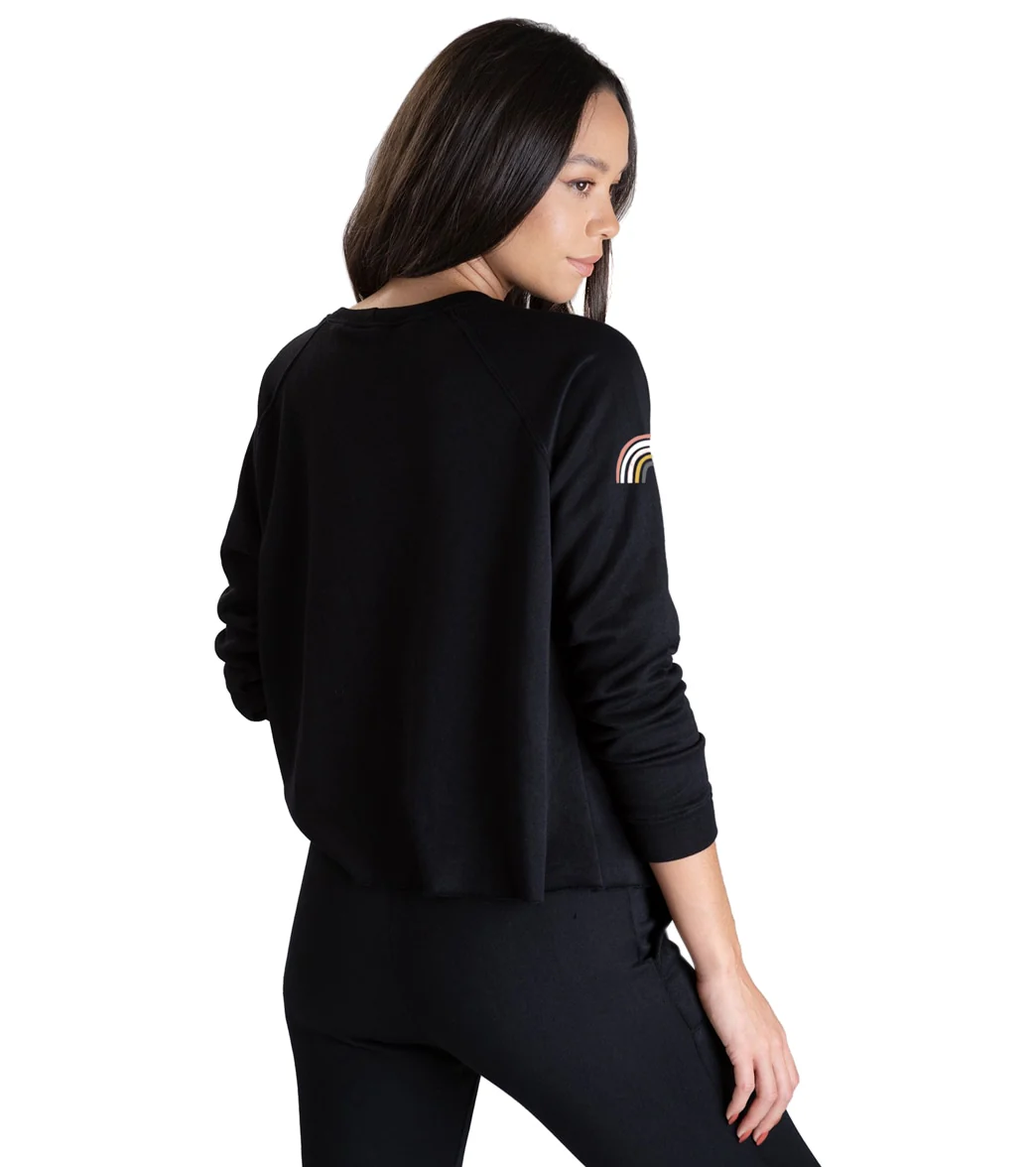 Jala Rainbow Crop Pullover