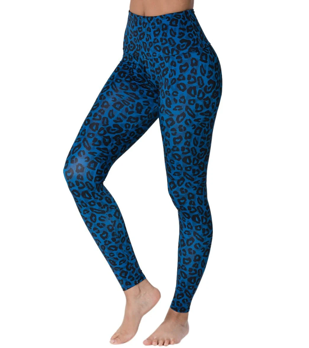 Onzie High Waisted Yoga Leggings Bolt