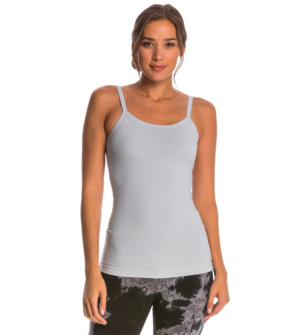 Hard Tail Scoop Back Yoga Tank Top with Bra