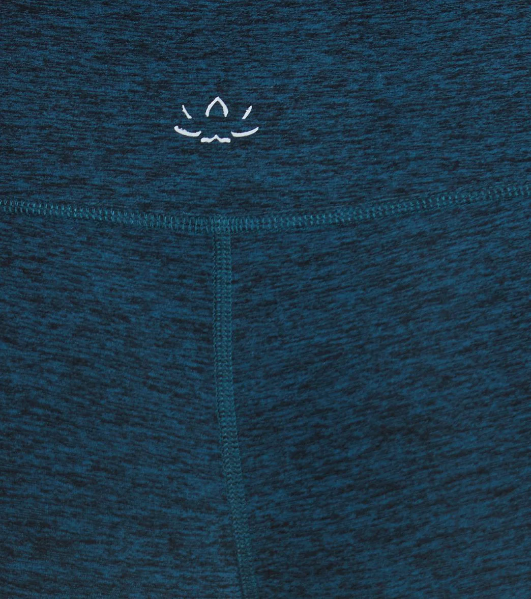 Beyond Yoga Spacedye High Waisted Caught In The Midi 7/8 Yoga Leggings Black/Deep Sapphire