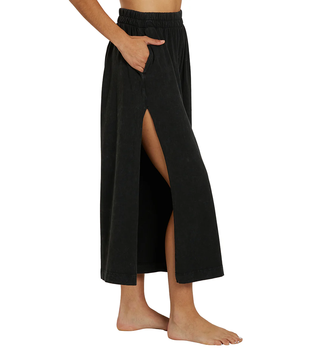 Free People Hot Shot Slit Wide Leg Pant