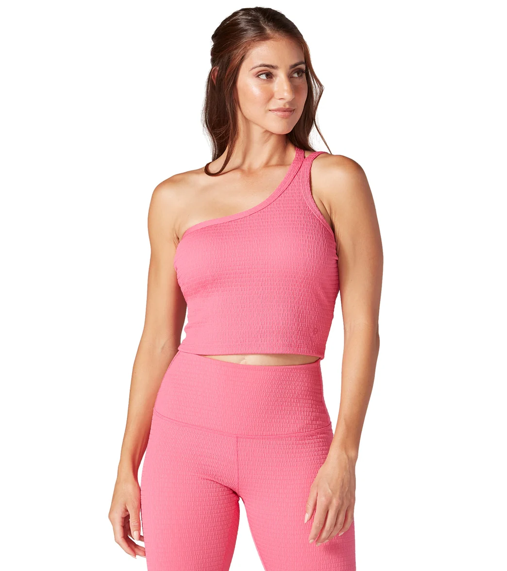 Tavi Seersucker One Shoulder Bra