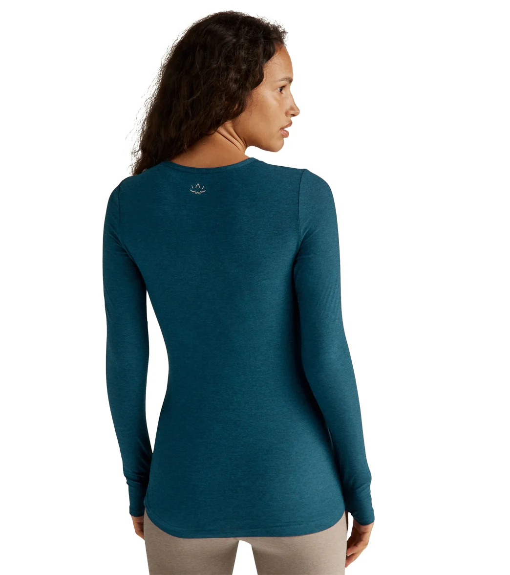 Beyond Yoga Featherweight Spacedye Classic Crew Pullover