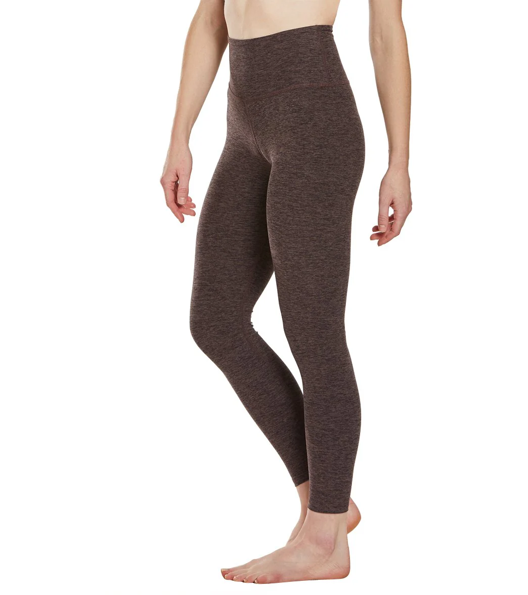 Beyond Yoga Spacedye High Waisted Caught In The Midi 7/8 Yoga Leggings Terra Leather Earth