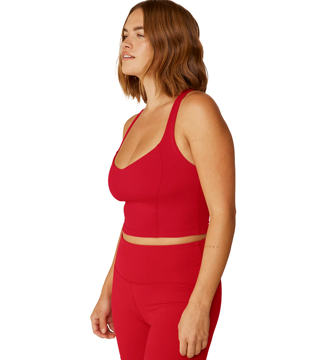 Beyond Yoga Powerbeyond Intensity Racerback Cropped Tank