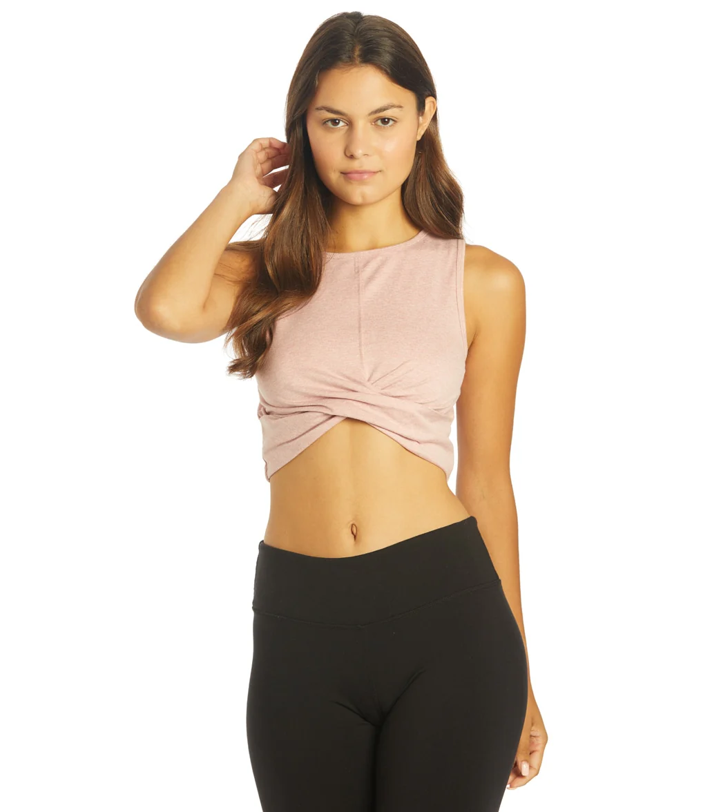 Zobha Melange Twist Crop