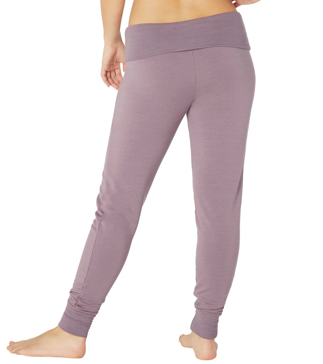 Beyond Yoga Cozy Fleece Foldover Long Sweatpant Joggers