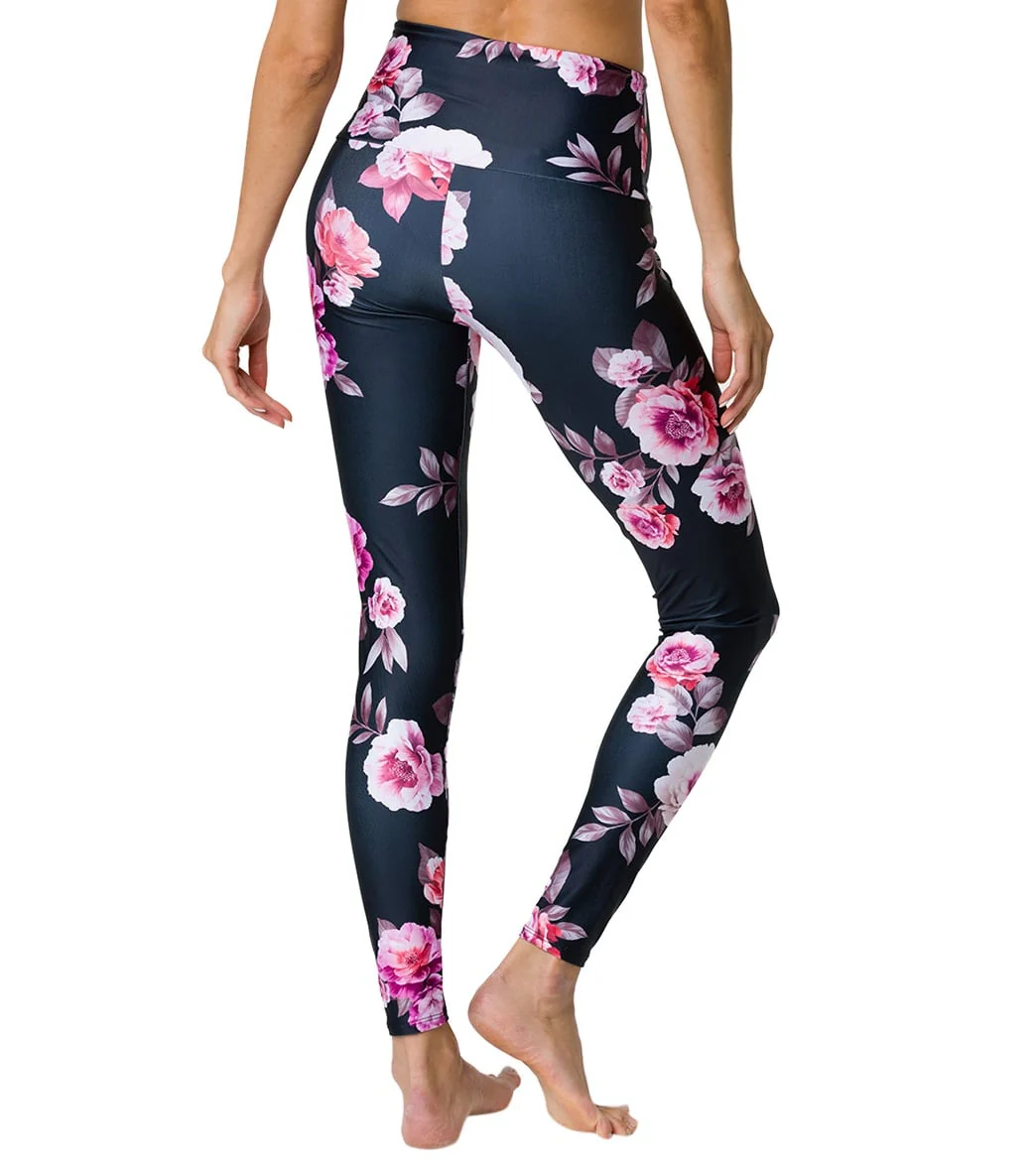 Onzie High Waisted Yoga Leggings Fiore