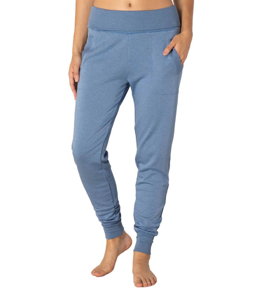 Beyond Yoga Cozy Fleece Foldover Long Sweatpant Joggers