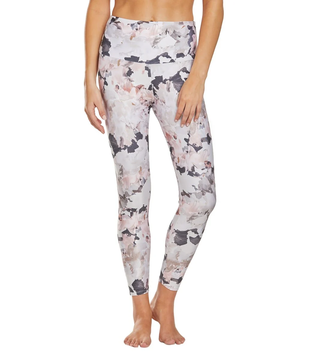 Onzie High Waisted Basic 7/8 Yoga Leggings Sky Dancer