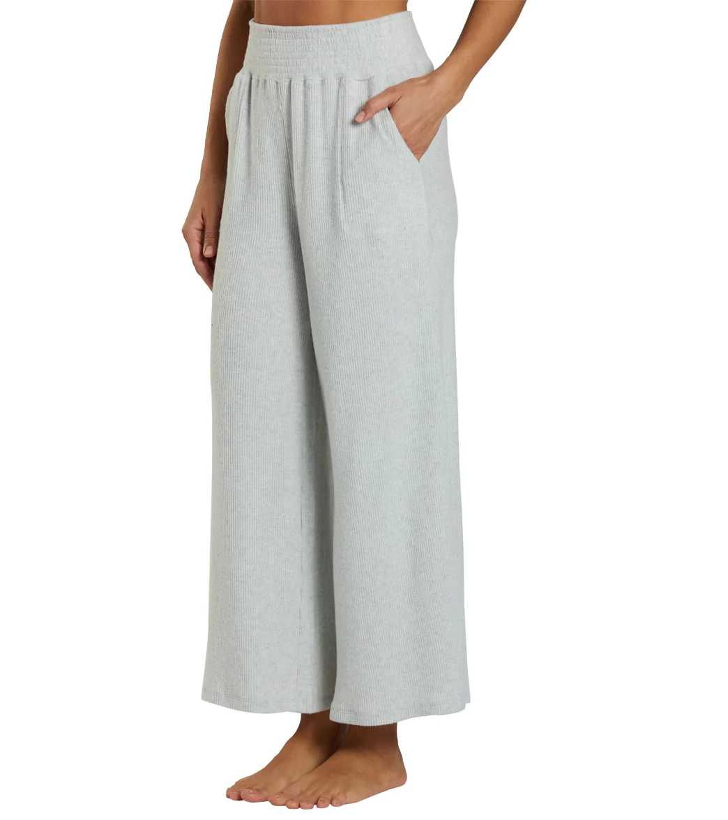 Spiritual Gangster Ballet Rib Wide Leg Pant