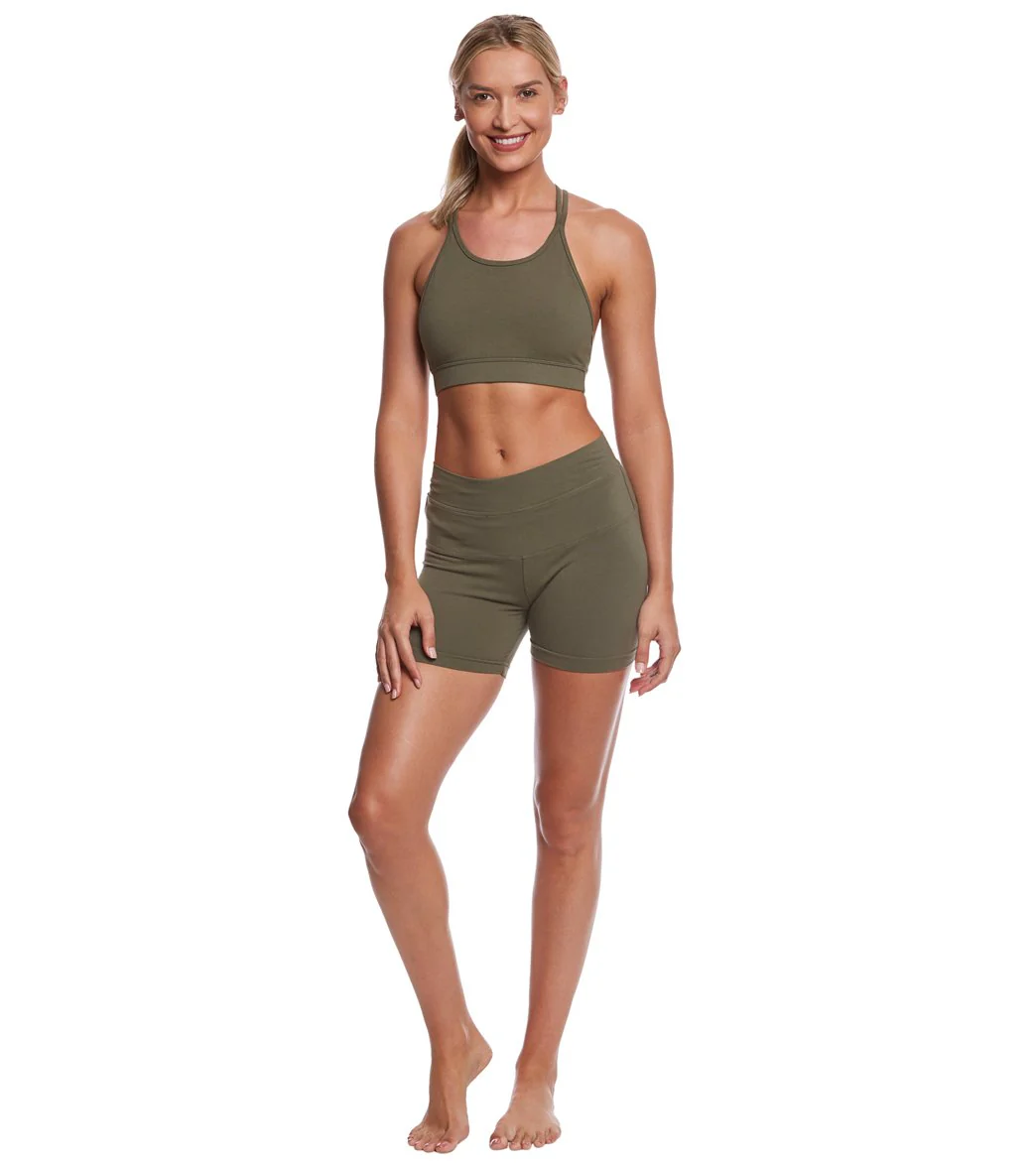 Hard Tail High Rise Yoga Booty Shorts